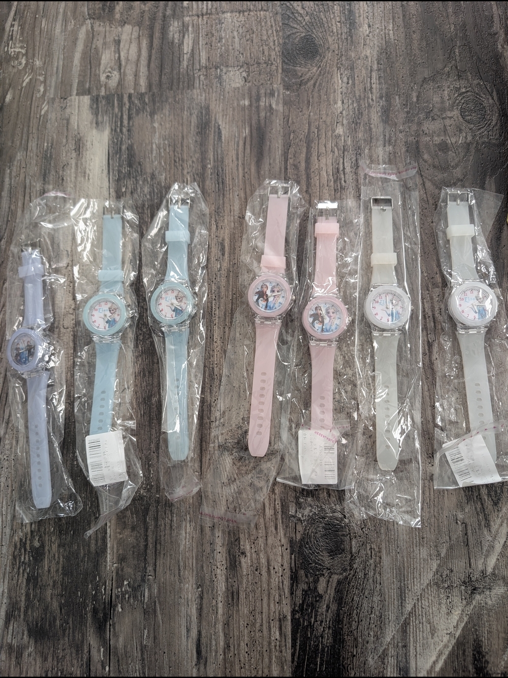 Elsa And Anna LED Light Up Changing Color Silicone Watch